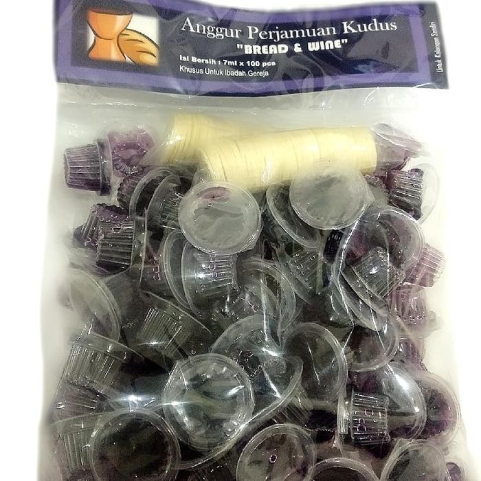 

Anggur Perjamuan Kudus & Hosti Isi 100 Pcs