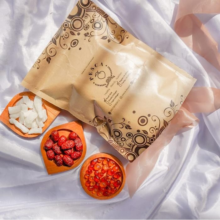 

Peach Gum Family / Peach Gum Surabaya / Peach Gum Dessert / Bahan