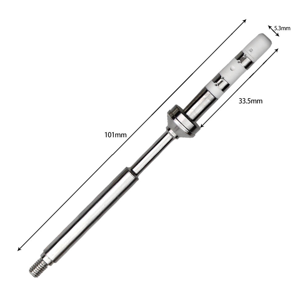 

Heat Insert Nut Iron Tip TS100 Soldering Iron Tip Insert Internal Thread Head M2-M8 Brass Hot Melt