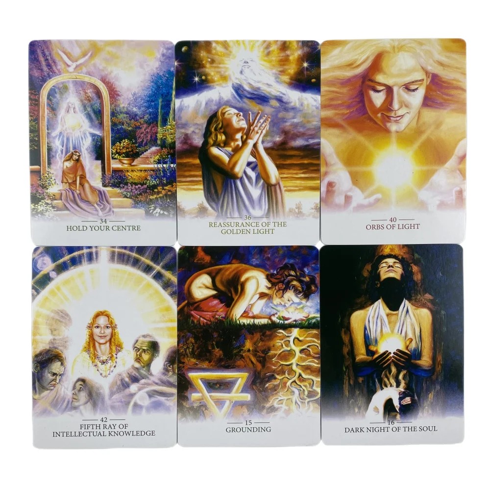

1Pcs Deck Tarot Light Worker Oracle Tarot Cards Divination Deck