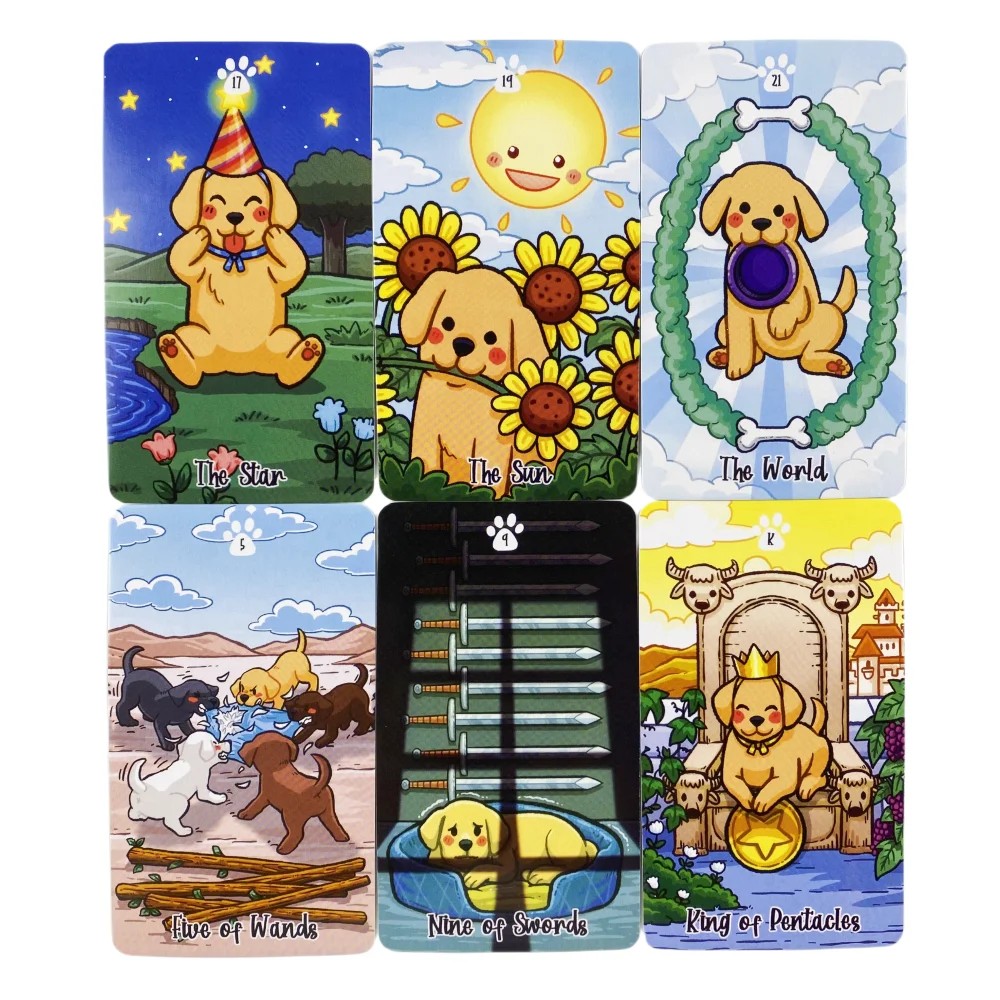 

1Pcs Deck Tarot Labradorable Tarot Cards Cute Dog Divination Deck