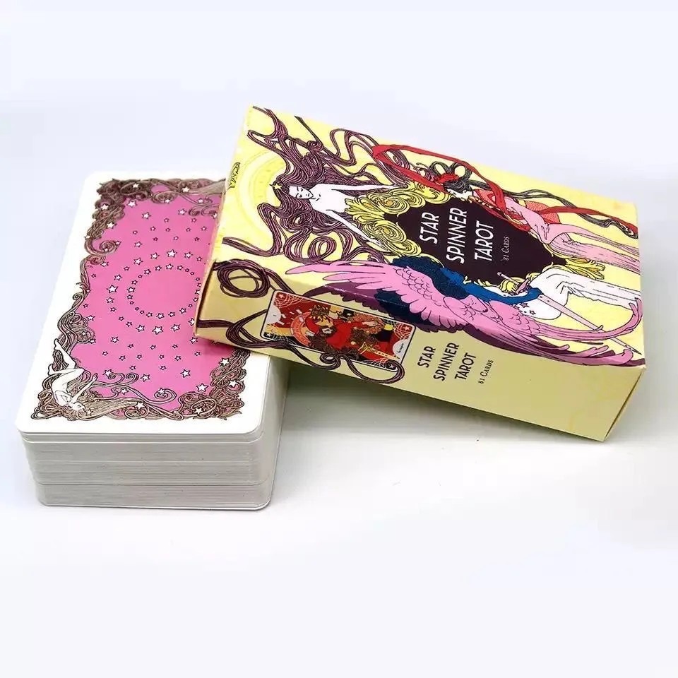 

1Pcs Deck Star Spinner Tarot cards A 81 Tarot Table Deck Oracle Card English Fun Playing Divination