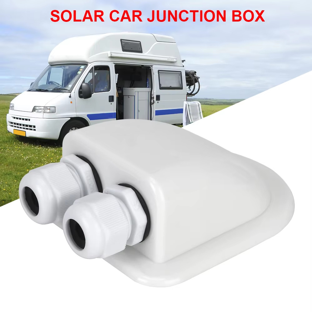 

Single/Double Hole Roof Wire Entry Gland Box Solar Panel Roof Motorhome Caravan Solar Car Junction