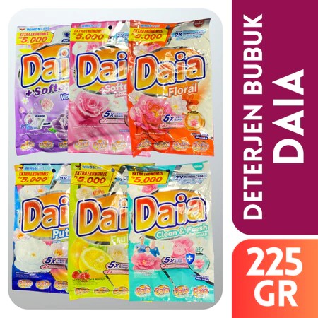 Daia Deterjen Bubuk 245g/Daia Bubuk 5000 245g/Daia Deterjen Bubuk 5000an Murah