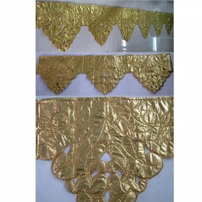 taplak meja prasmanan wedding // dekorasi ni meja prasmanan