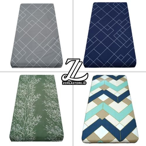 (Allthebest) Sarung Kasur Busa Resleting 90x200x10 - Sprei Resleting 90x200x10