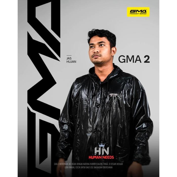 Jas Hujan GMA 2/Jas Hujan Karet GMA Rubber GMA/Mantel Hujan GMA Versi