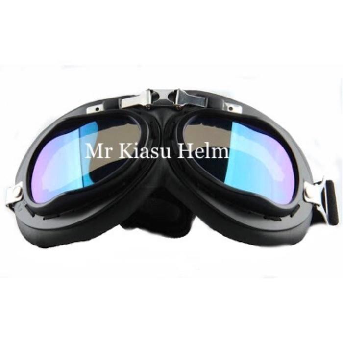 goggle kaca mata helm cakil HBC Pilot Retro Classic kacamata SNAIL