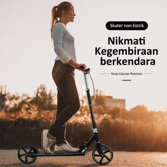 Skuter Lipat Roda 2/Scooter Skuter Otoped Anak hingga Dewasa EXOTIC (Ada Rem)
