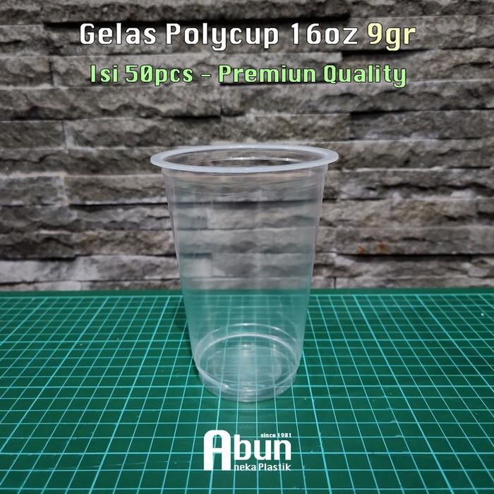 [Allthebest] Gelas PP Polycup 16oz Isi 50pcs