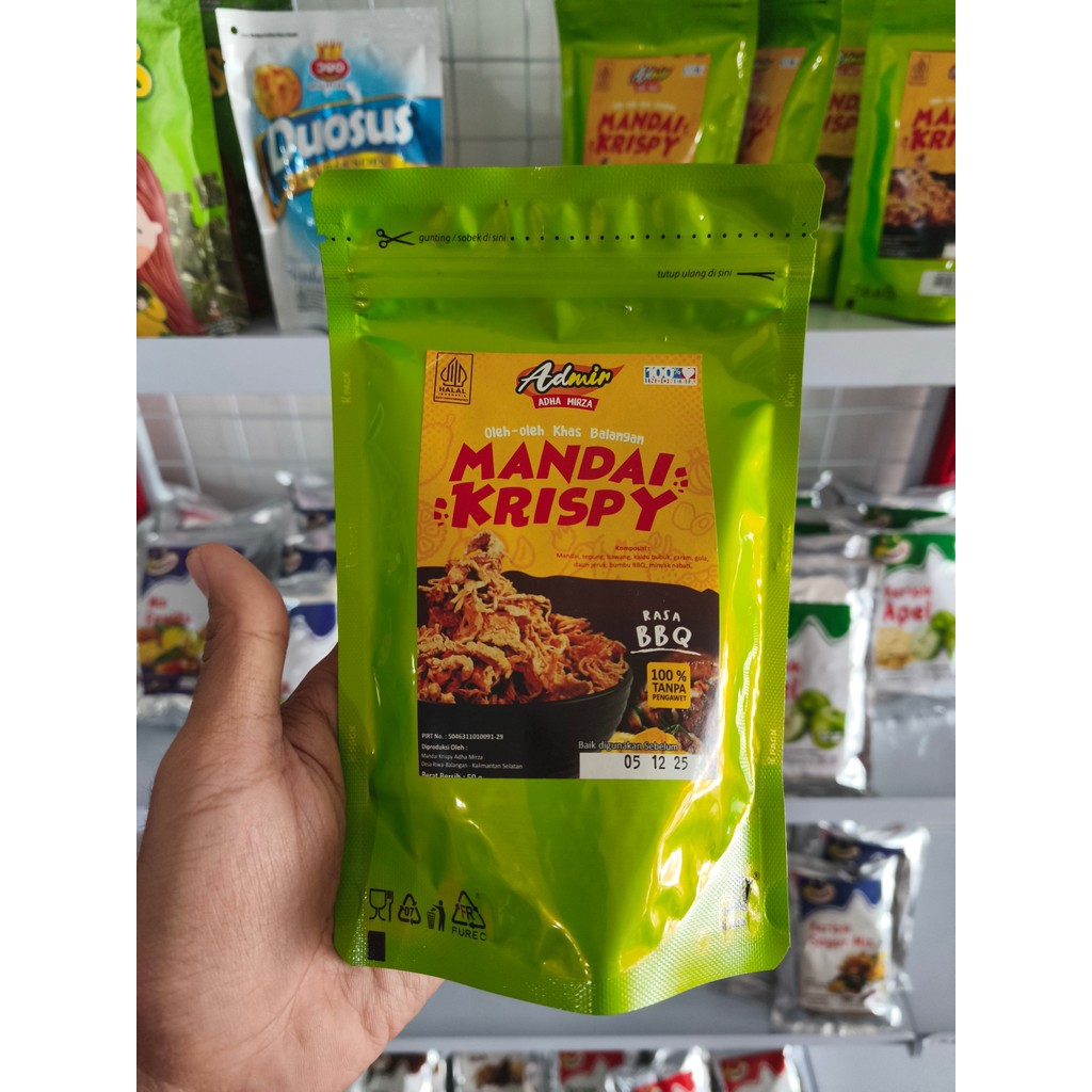 

ADHA MIRZA MANDAI KRISPY RASA BBQ 50G