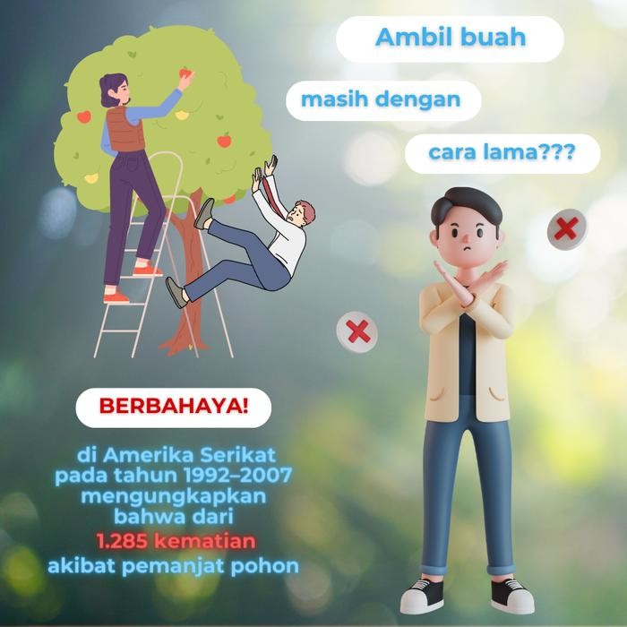 (Allthebest) Tree Pruner Galah Tongkat Dahan Ranting Tarik