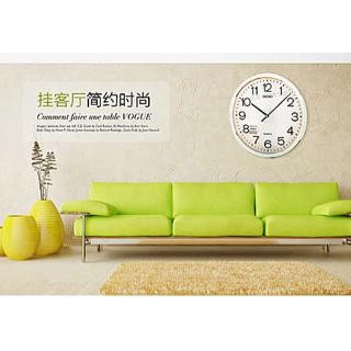 SEIKO CLOCK QXA041 SILVER QUARTZ JAM DINDING KANTOR BESAR ORIGINAL