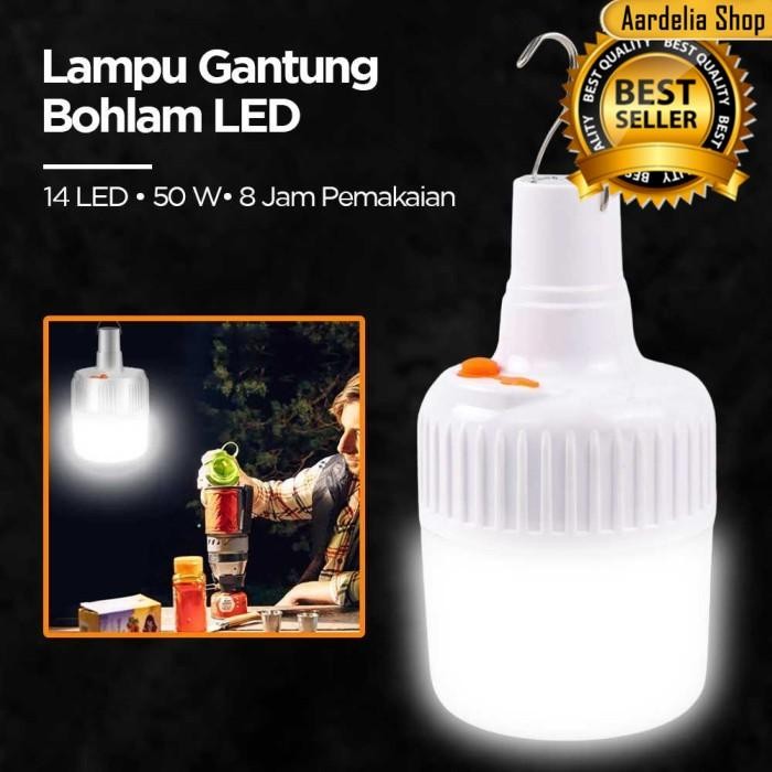 MURAH Lampu Camping Lampu Tenda Gantung Cas USB Bohlam Emergency LED Hiking Portable