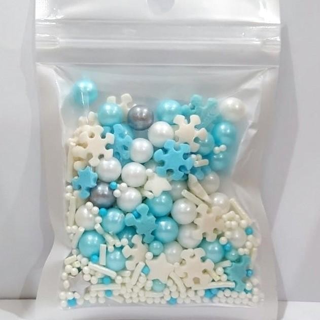 

(Allthebest) Sprinkle Spikel Trimit Tema Natal Christmas 100gr - Topping Cake Kue