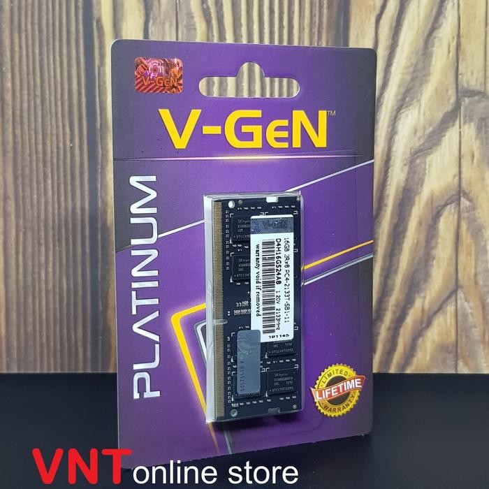 Sodimm Ddr4 16Gb Pc 17000 / 2133Mhz Ram 16 Gb 2133 Mhz Platinum V-Gen