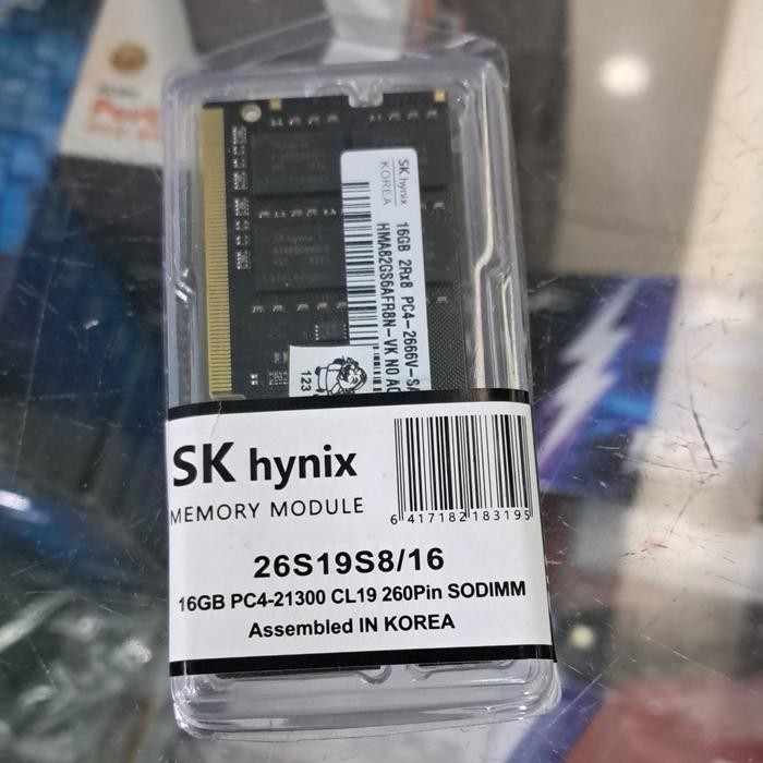 Memory Ram Ddr4 16Gb Pc4 2666Mhz Sodim Hynix/Kingstone