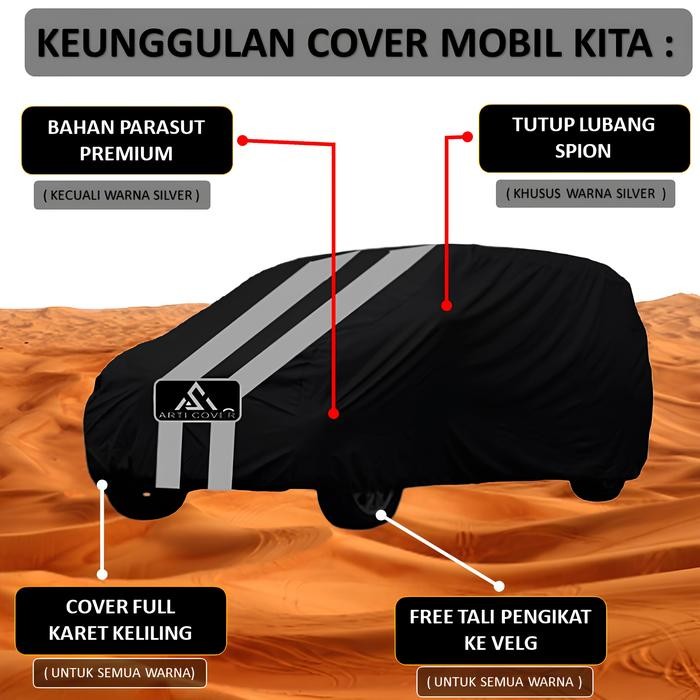 Selimut Sarung Body Cover Mobil Honda Brio Brio Satya Fre pengikat ban