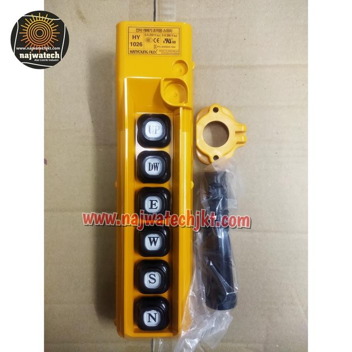 HOT SALE Tombol Hoist 6 Tombol Hanyoung HY 1026BBB/HY-1026BBB/HY 1026 BBB
