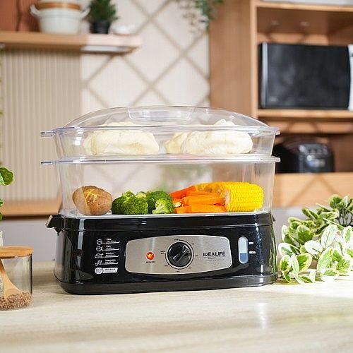 IDEALIFE - Food Steamer Pengkukus Makanan - IL114C 3 Layer kukusan