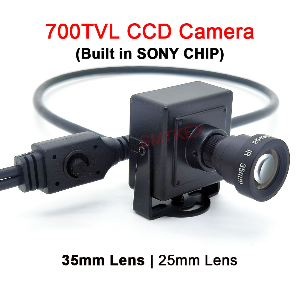 700TVL CCD Camera  OSD Menu Cable With Long Focal Length Lens 5MP 35mm or 5MP 25mm Lens for Car Over