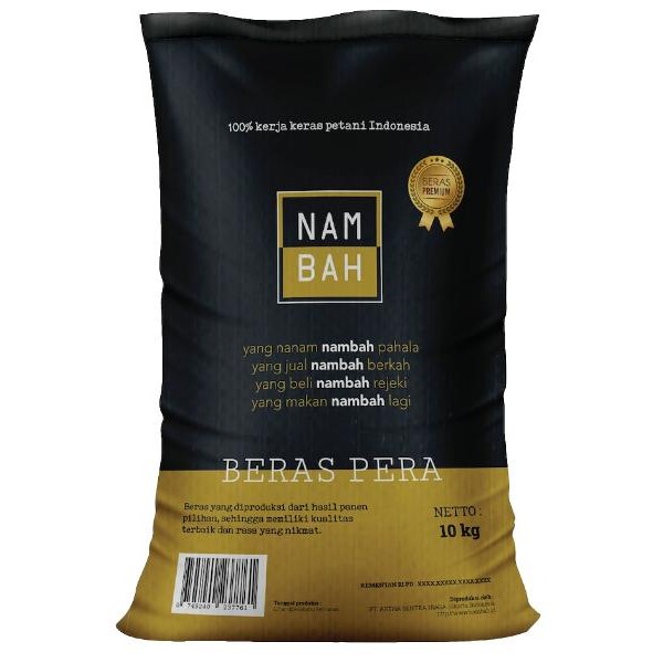 

Beras NAMBAH Pera Kemasan 10 Kg