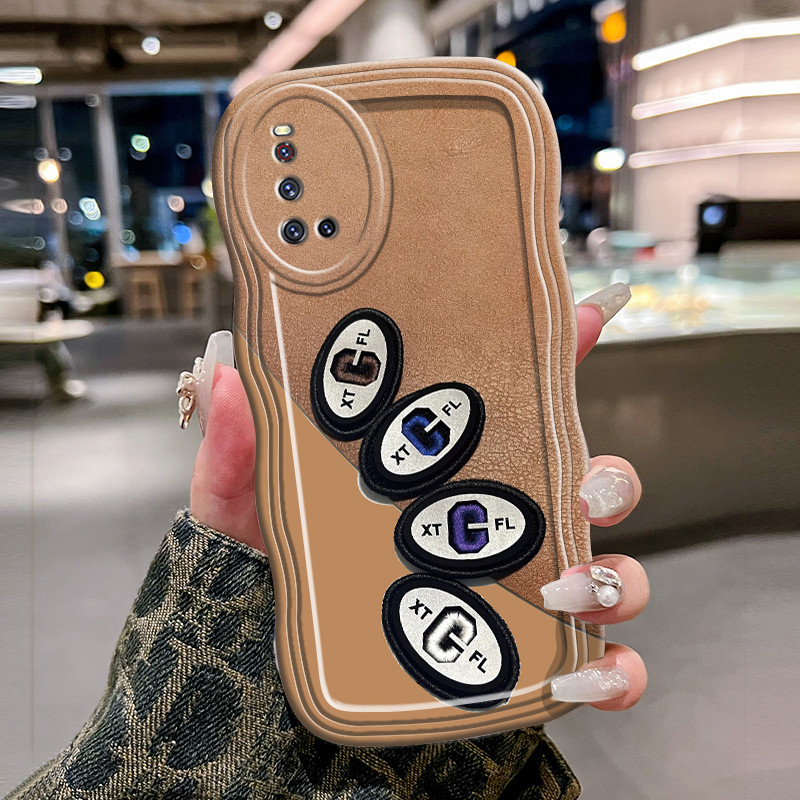 Casing Hp Untuk VIVO V19 V19 Neo V17 V17 Pro Case Krim gelombang cntik Softcase Silikon Kesing Serba