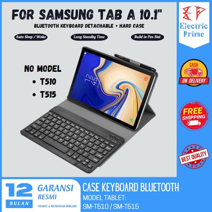 Case Samsung Galaxy Tab A 10.1 2019 Casing Keyboard T510 T515 Cover