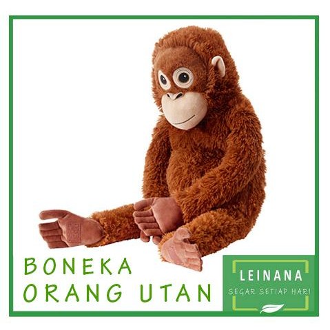boneka ORANG UTAN / mainan boneka karakter binatang BONEKA MONYET
