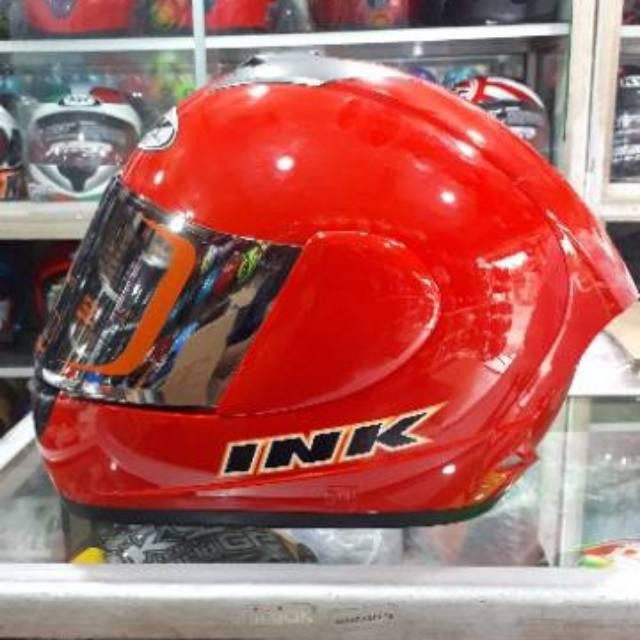 (Allthebest) Flat visor ink cl max iridium silver. gold. blue. ( 1paket dan tear