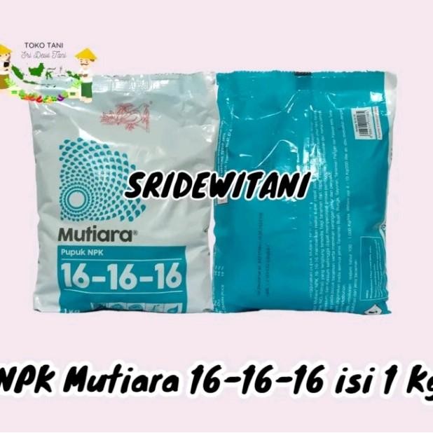 Pupuk Nkp Mutiara Meroke 16 16 16 1 Kg Kemasan Pabrik Tanah Subur Tanaman Kalium