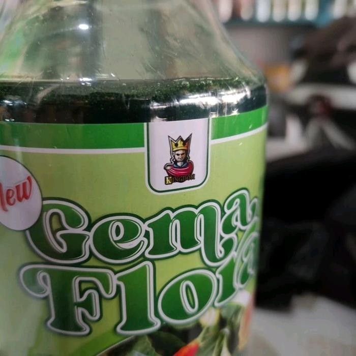 Pupuk Nutrisi Daun Terbaik New Gema Flora Masa Fegetatif / Npk Cair Penyubur Tanaman 1Lt