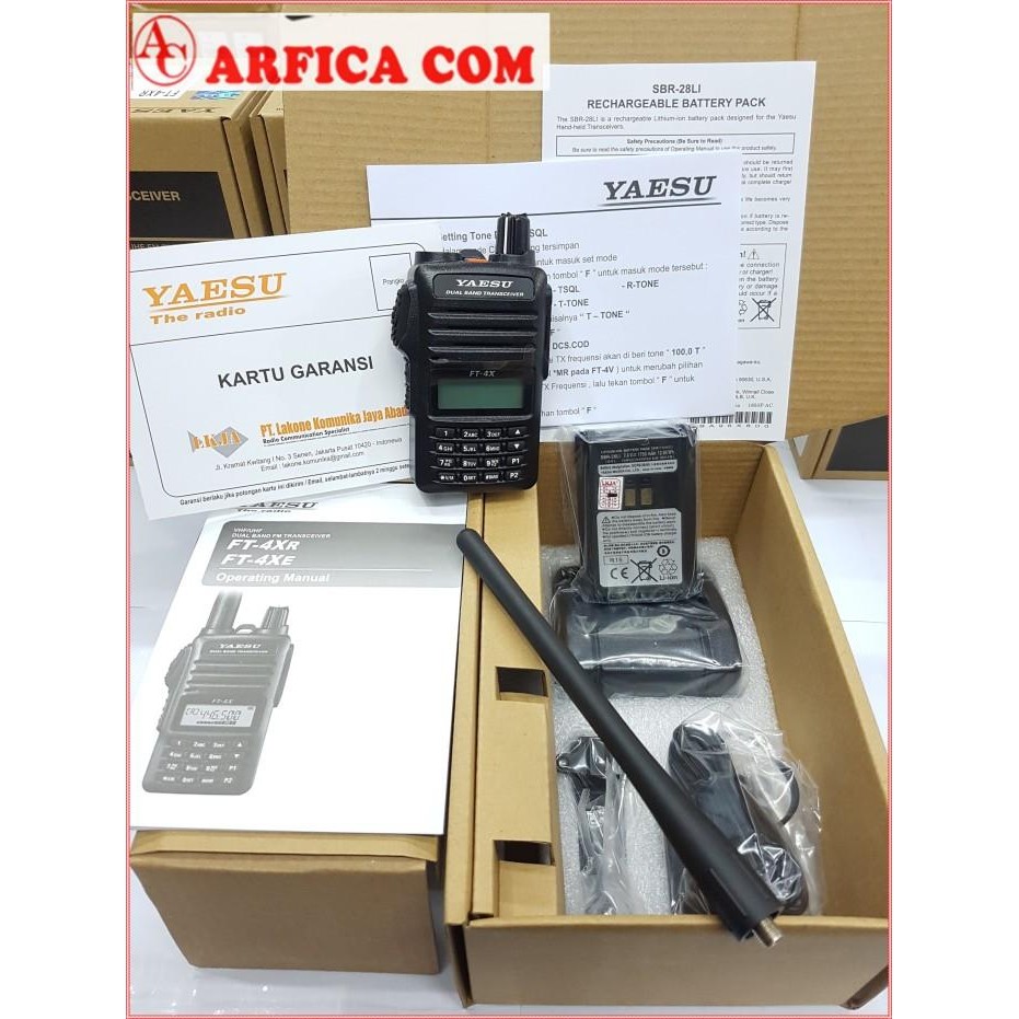 [Allthebest] JUAL HT Yaesu FT-4X DualBand Yaesu FT4X Yaesu FT 4X ORIGINAL RESMI