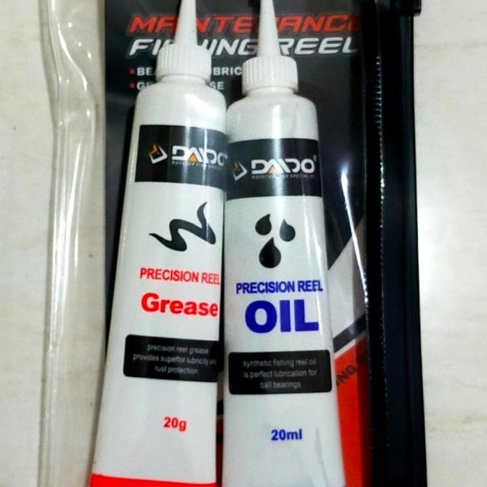 grease oil daido minyak reel 1 set isi 2 Grease oil untuk reel pancing