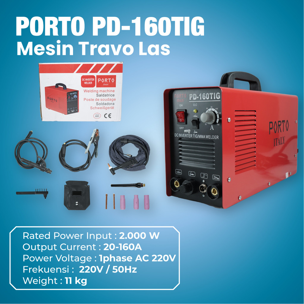 Porto Inverter Welder PD-160 TIG