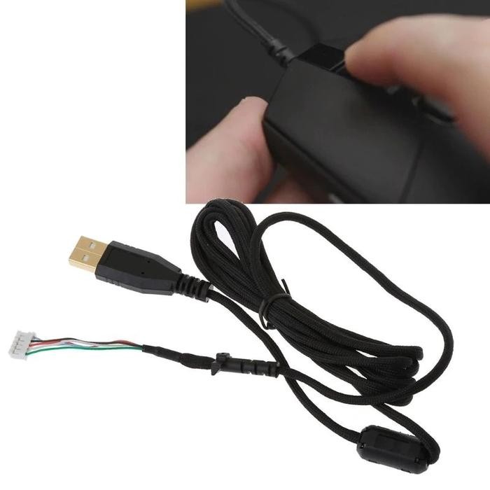 JTTOP" KABEL MOUSE USB PENGGANTI LOGITECH G102 G302 G303 G403 G PRO WIRED