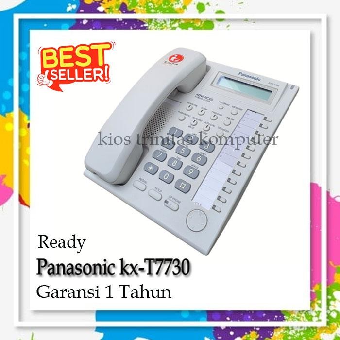 Hemat Pesawat Telpon Rumah Panasonic Kx-T7730 Key Telephone Kx T7730