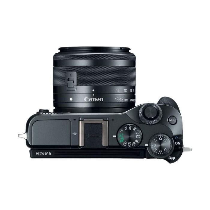 [Allthebest] Kamera Mirrorless Canon EOS M6 KIT 15-45mm IS STM - CANON EOS M6