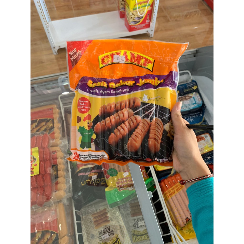 

CHAMP SOSIS BAKAR JUMBO 500G