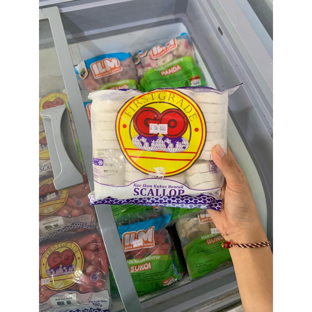 

GO FIRSTGRADE KUE IKAN KUKUS BENTUK SCALLOP 500G