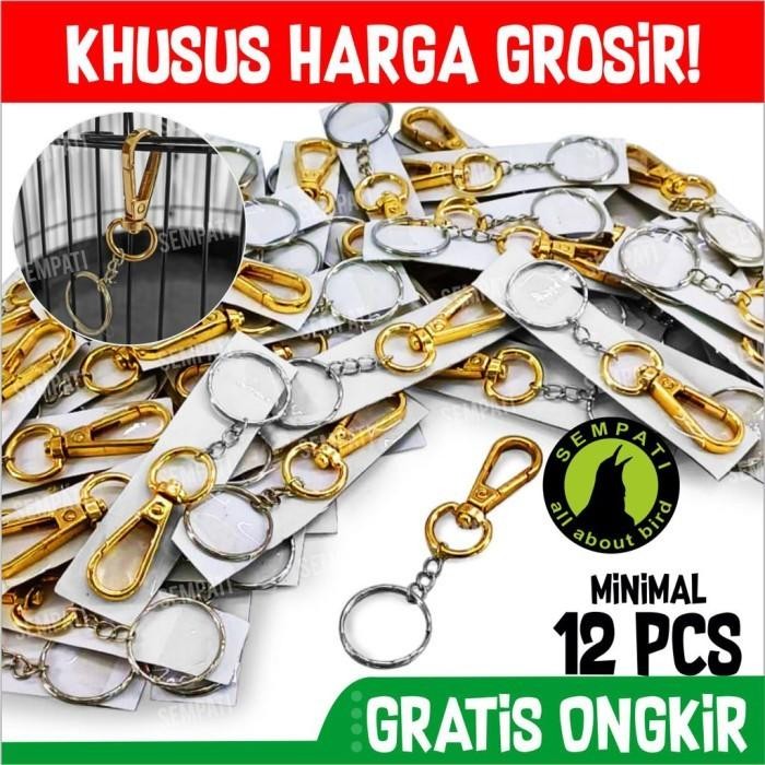 GROSIR Kunci pintu sangkar burung besi pengait gembok pengaman kandang kucing