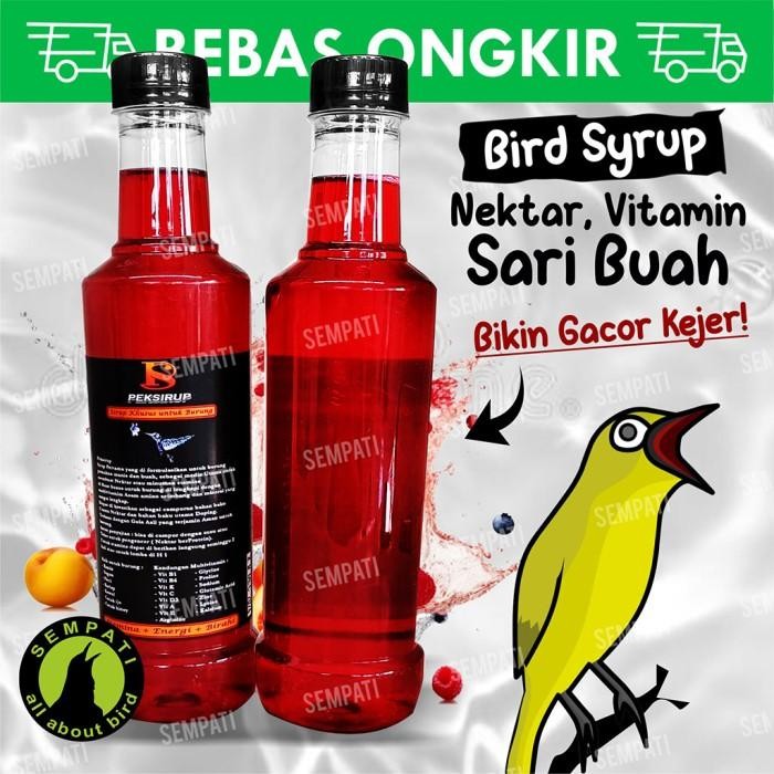 Peksirup nectar nektar pakan minuman burung konin sogon ninja kolibri