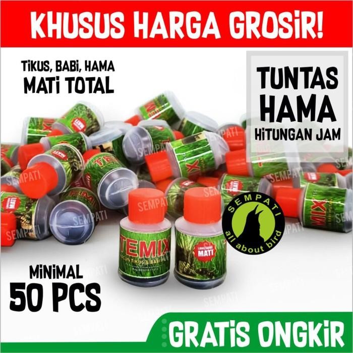 GROSIR Racun Tikus Temix Botol 15 Gr Themix Original Themik Botol
