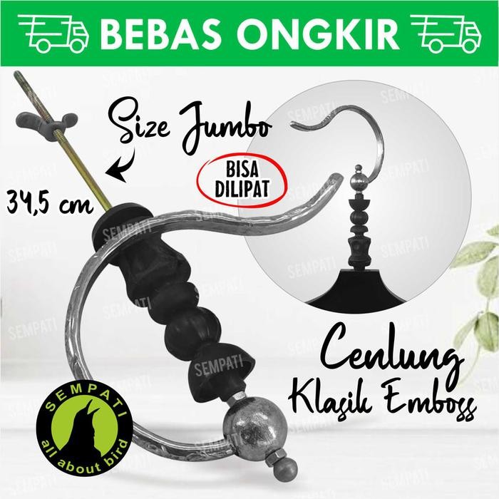 GANTUNGAN CENLUNG LIPAT BESAR SANGKAR KANDANG BURUNG KOTAK MURAI GCNLP