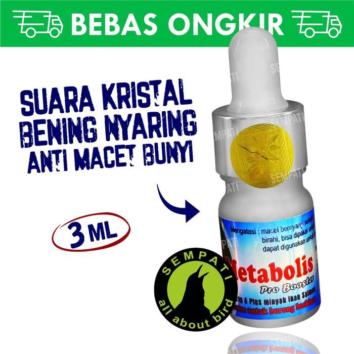 METABOLISME MASTER WHITE CRYSTAL BMW OBAT BURUNG SAKIT MACET BUNYI