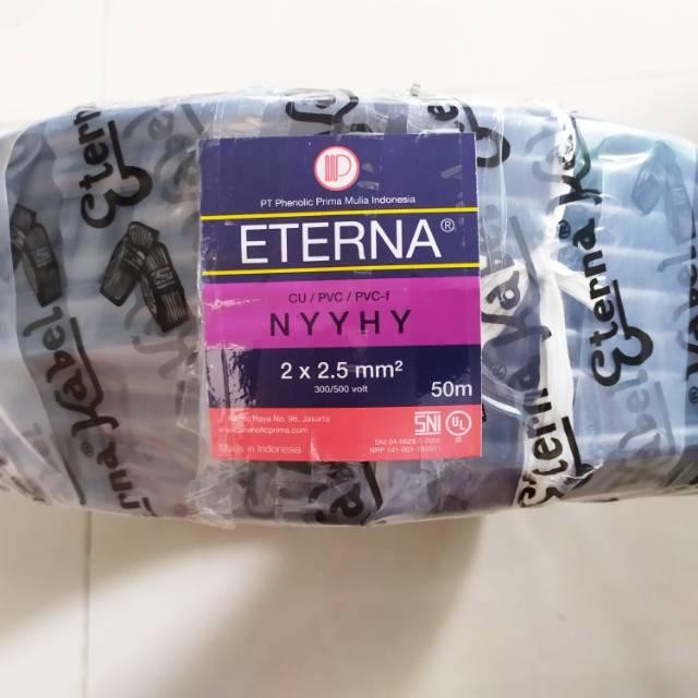 [Allthebest] ETERNA Kabel NYYHY 2x2.5 / eterna serabut 2x2,5 hitam