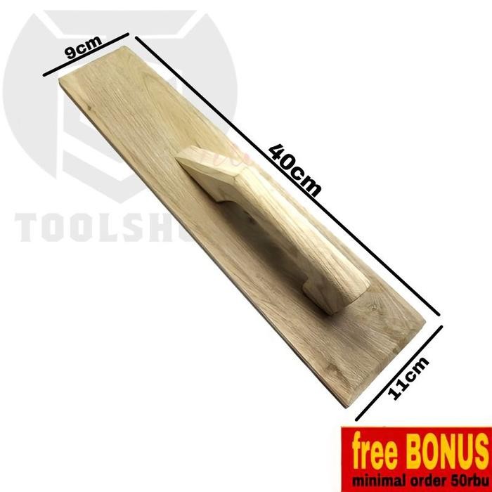 (Allthebest) Raskam Kayu Halus Mulus Roskam Olesan Tembok