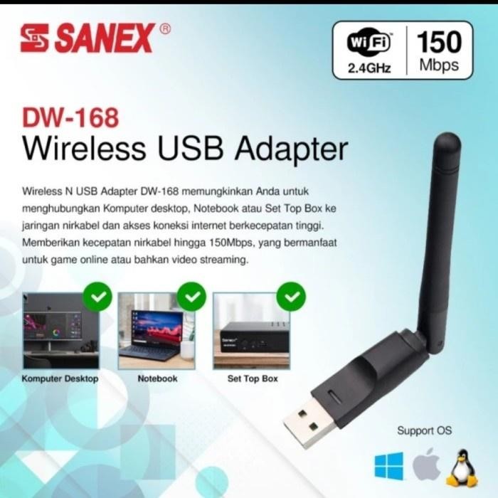 (Allthebest) Dongle wifi sanex Ruter STB set top box pemancar digital wifi
