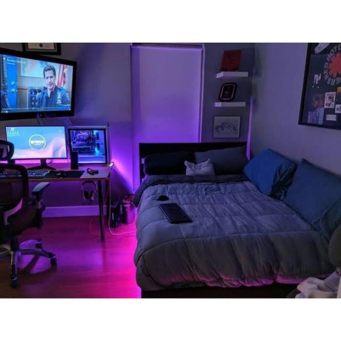 (Allthebest) Lampu LED Strip Lampu Hias Kamar Tidur Lampu Plafon Outdor