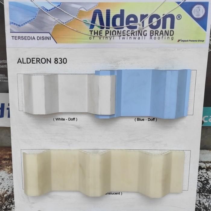 Executive Alderon R830 (Natural/Transparan) Atap UPVC 10mm Garansi Resmi